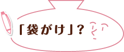 「袋がけ」？